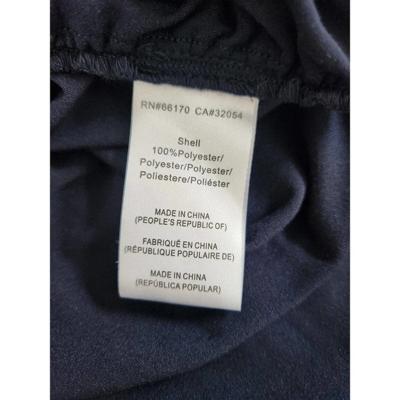 NWT Anthropologie Hutch Ruched Asymmetrical Mini Dress Size M Navy - Picture 12 of 13